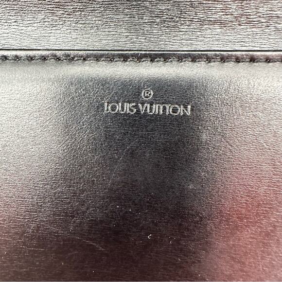 Louis Vuitton Opera clutch in black leather - Picture 12 of 15